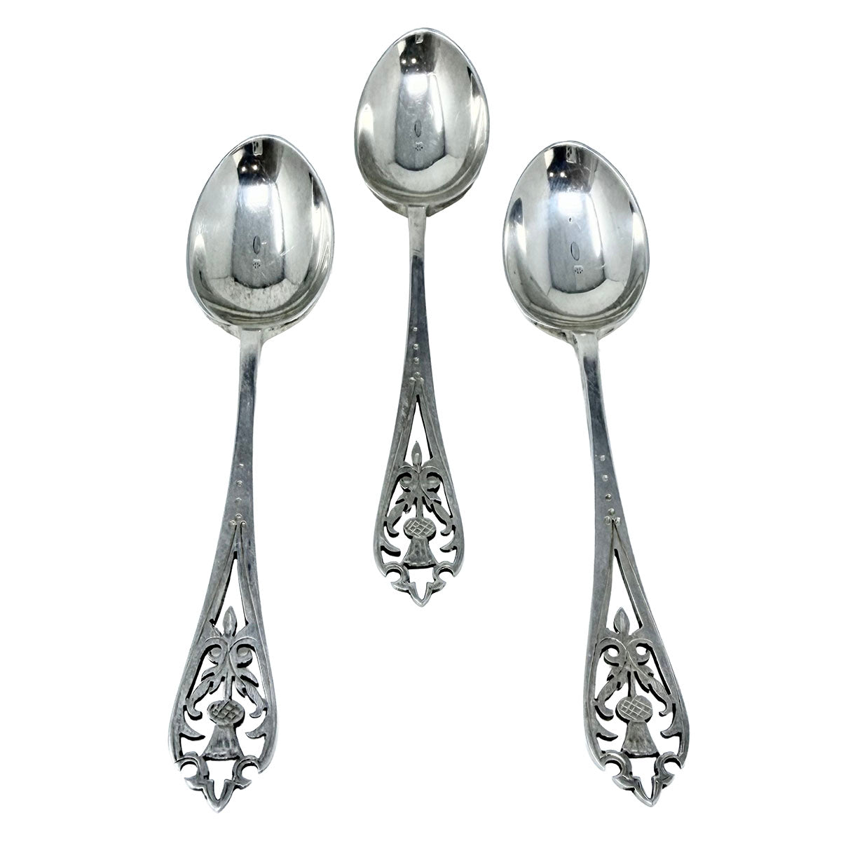 Antique Sterling Silver Demitasse Spoons Set of 6