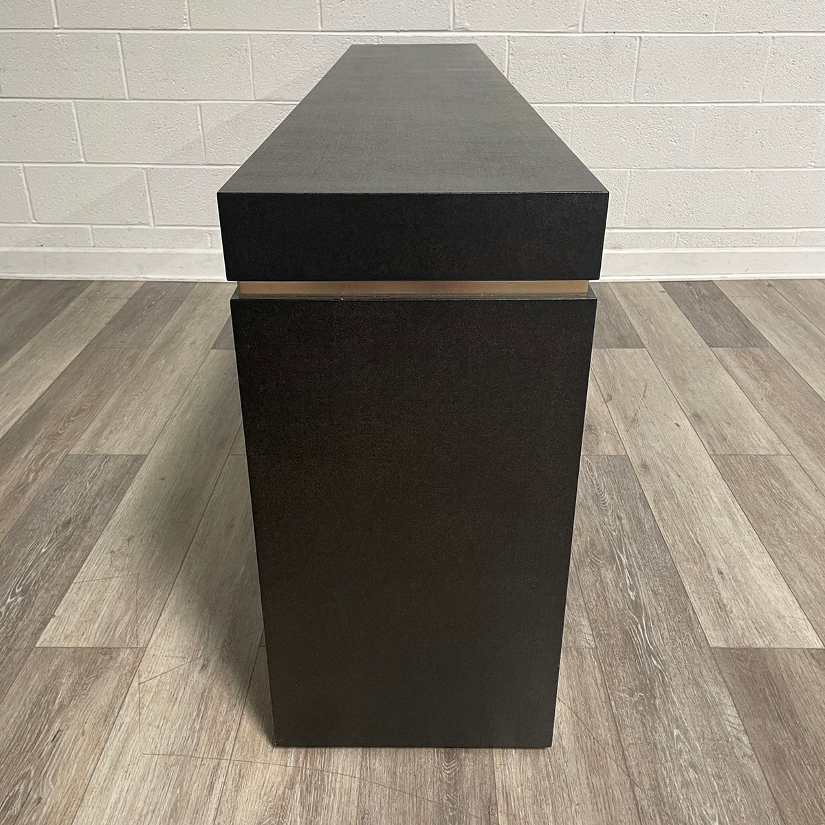 Console Table with Textured Finish