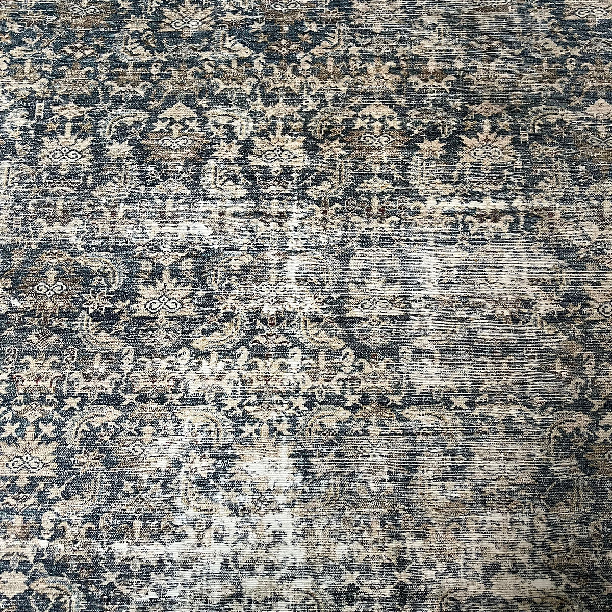 Brown & Blue Area Rug
