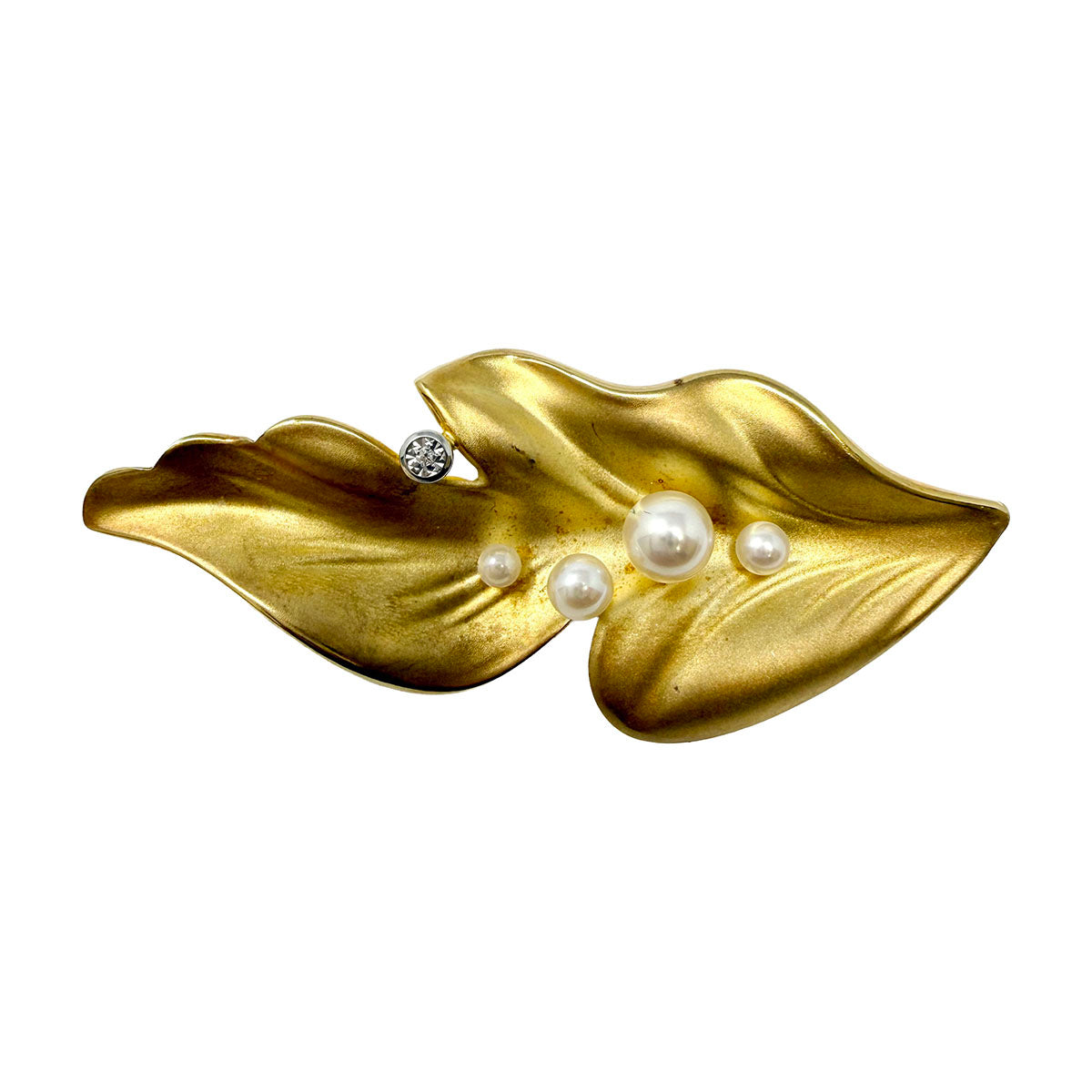 Pearl and Diamond Pin