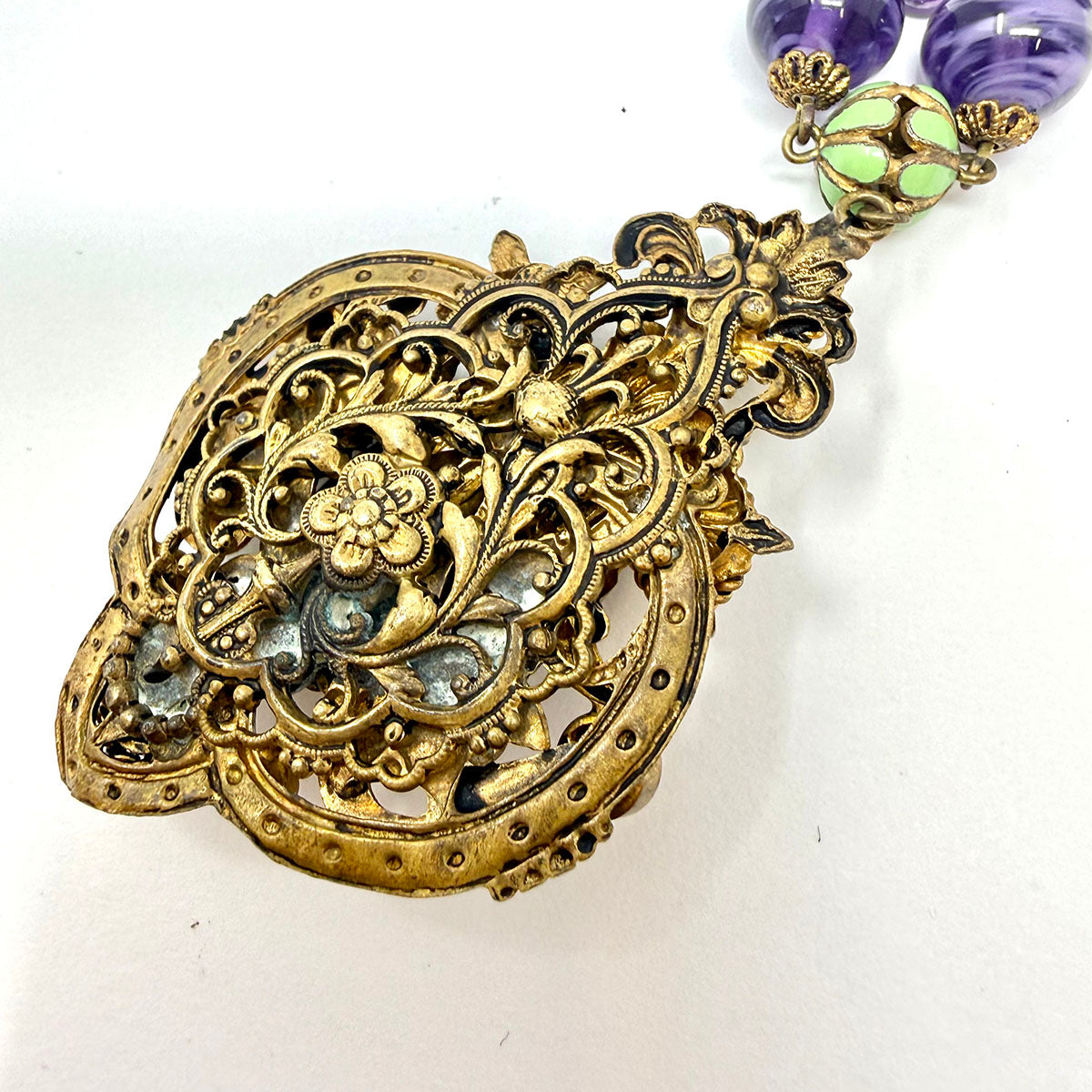 Vintage Czech Glass Necklace