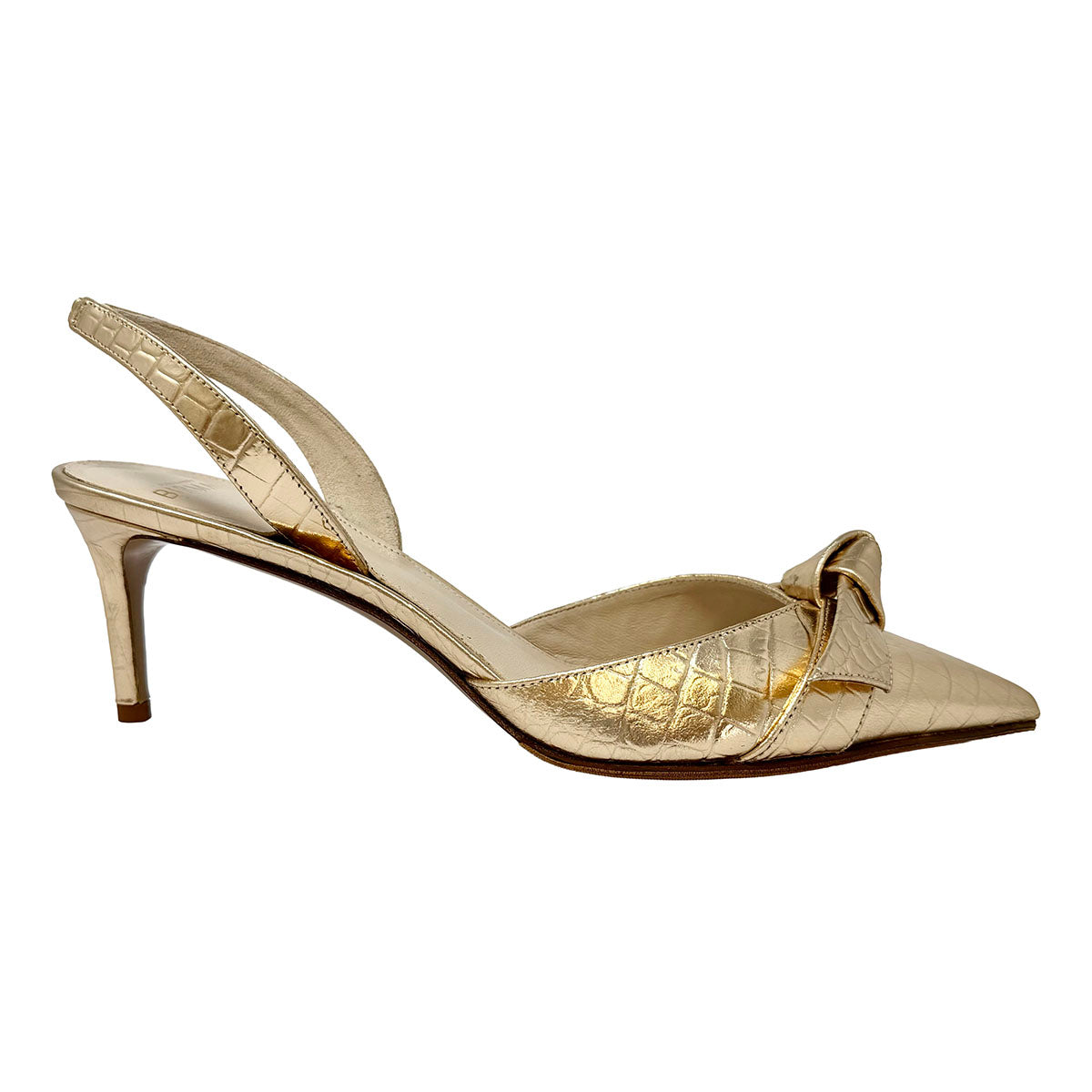 Birman Embossed Slingbacks