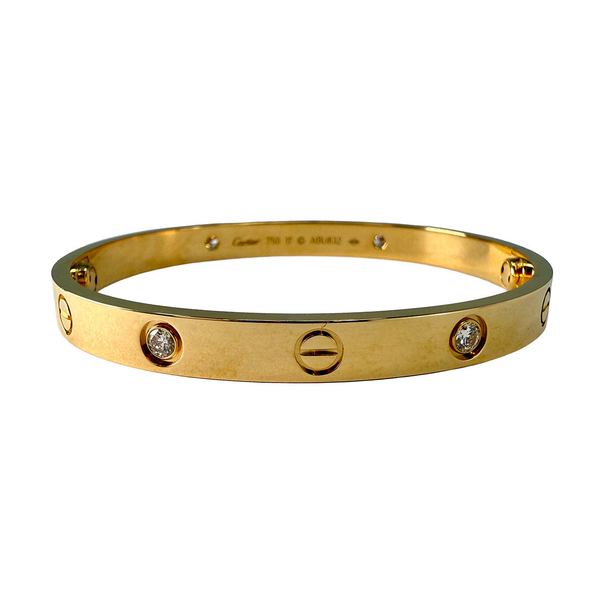 Cartier 4 Diamond LOVE Bracelet