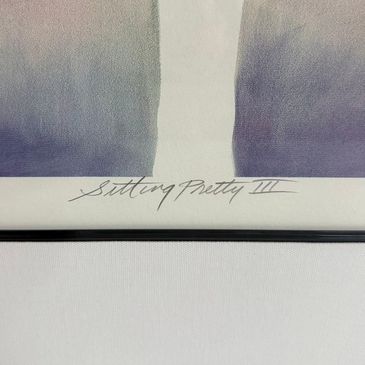 "Sitting Pretty III" Signed and Numbered 5/50