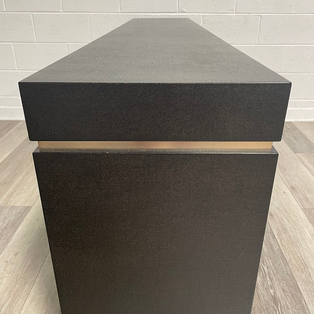 Console Table with Textured Finish