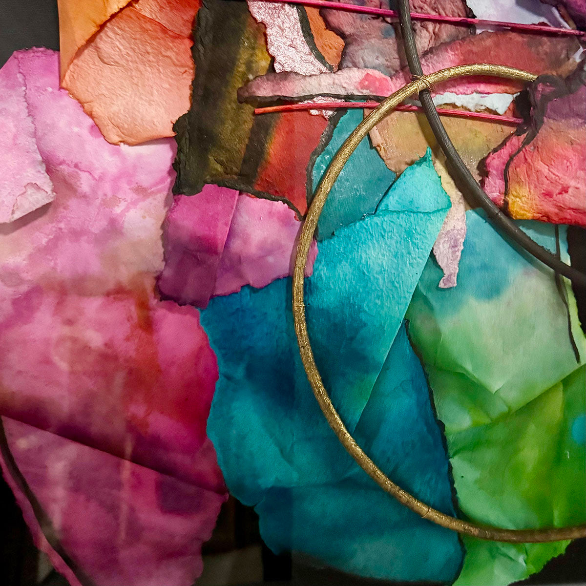 "Rapture #24" Mixed Media Watercolor, Signed