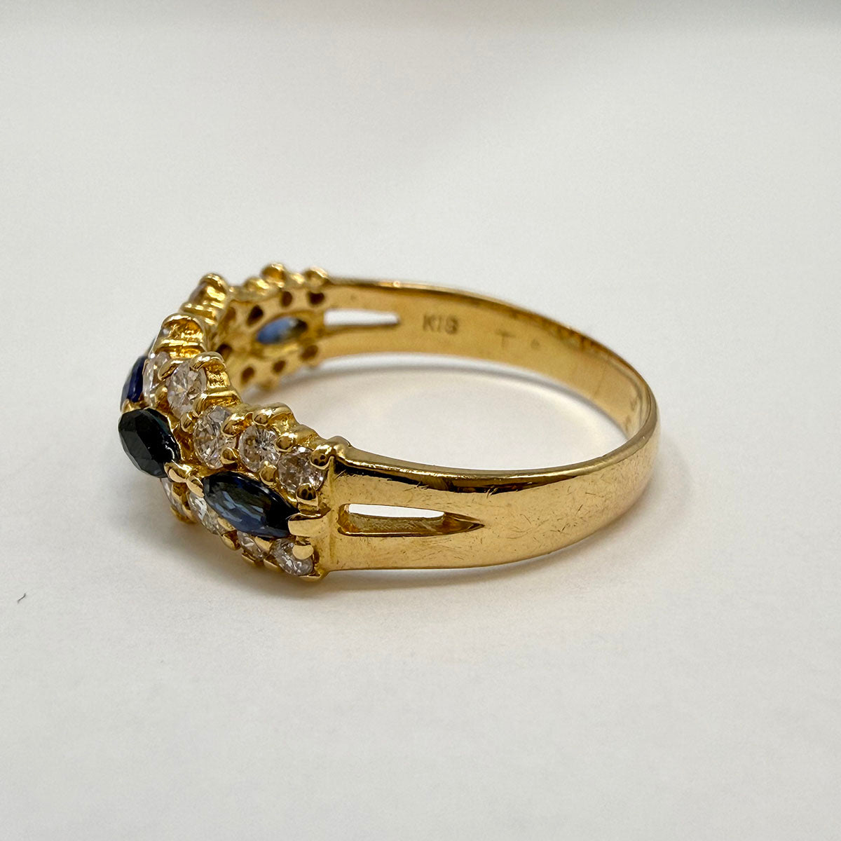 Sapphire and Diamond Ring