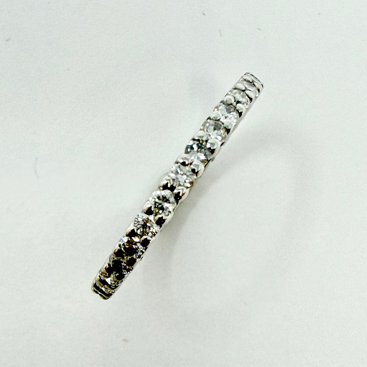 18K White Gold Diamond Eternity Band