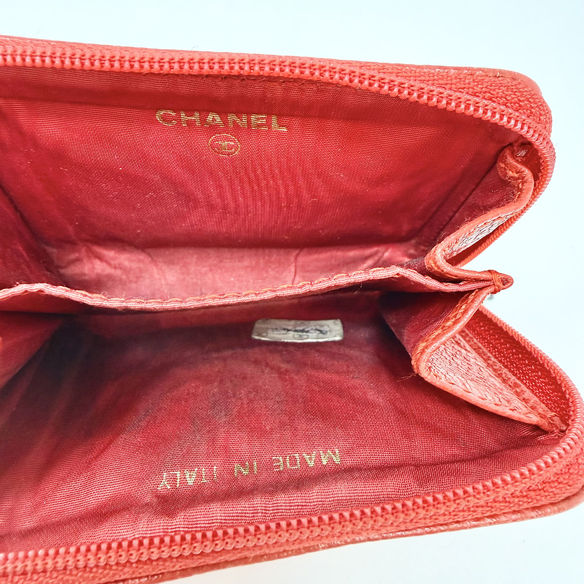 Chanel Red Coin Case