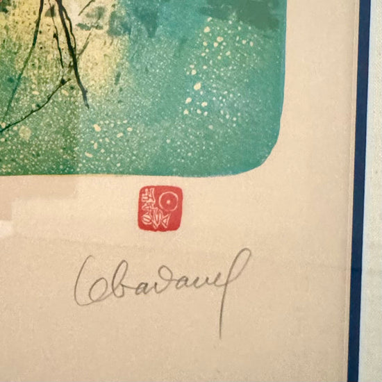 "Lunar Floral" Signed COA Included