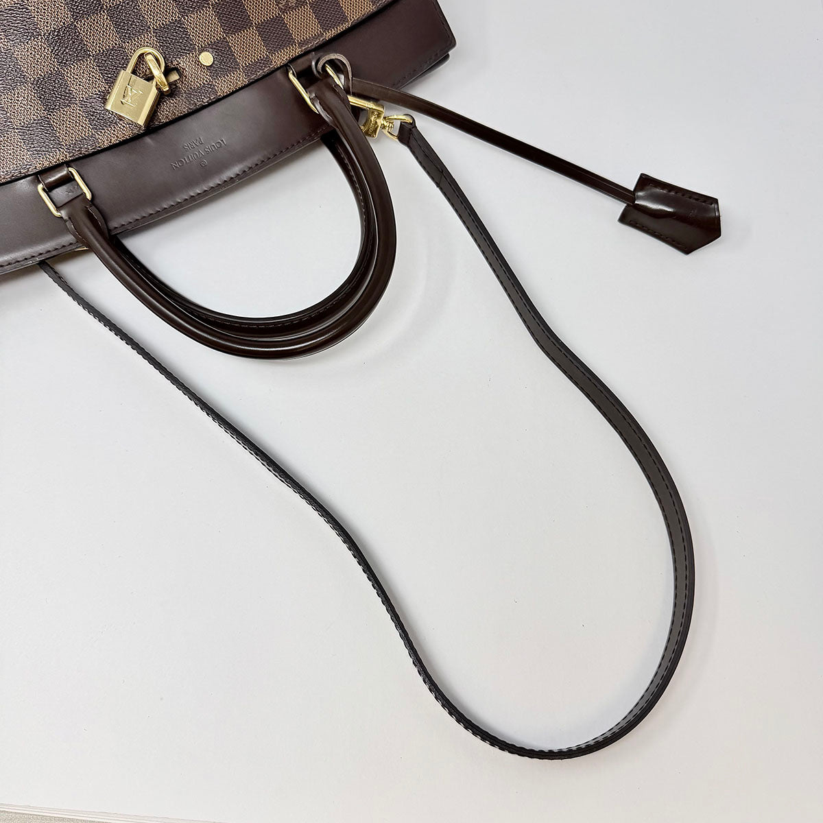 Louis Vuitton Damier Ebene Riivoli MM Tote