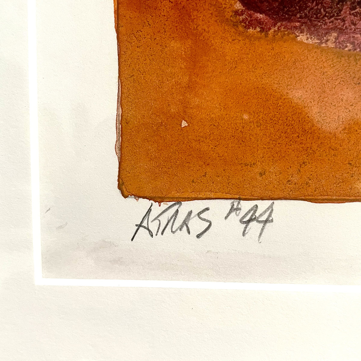 "Atras 44" Signed, Numbered and Dated 1998