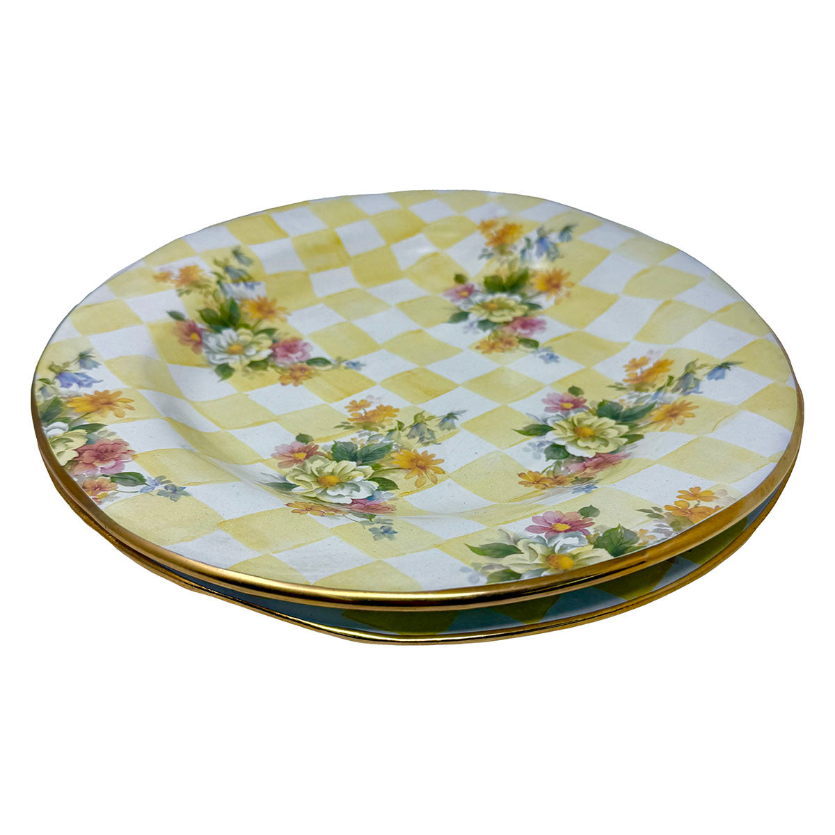 Set of 2 Lemon Curd Dinner Plates