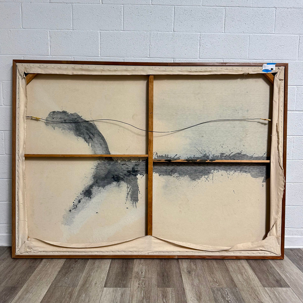 Large Framed Painting "Siege of the  City"