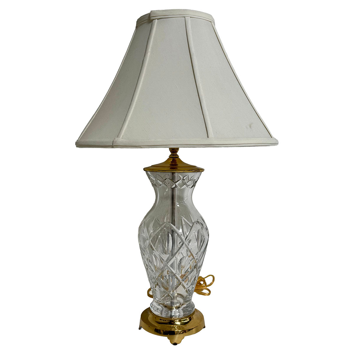 Waterford Lamp with Silk Shade