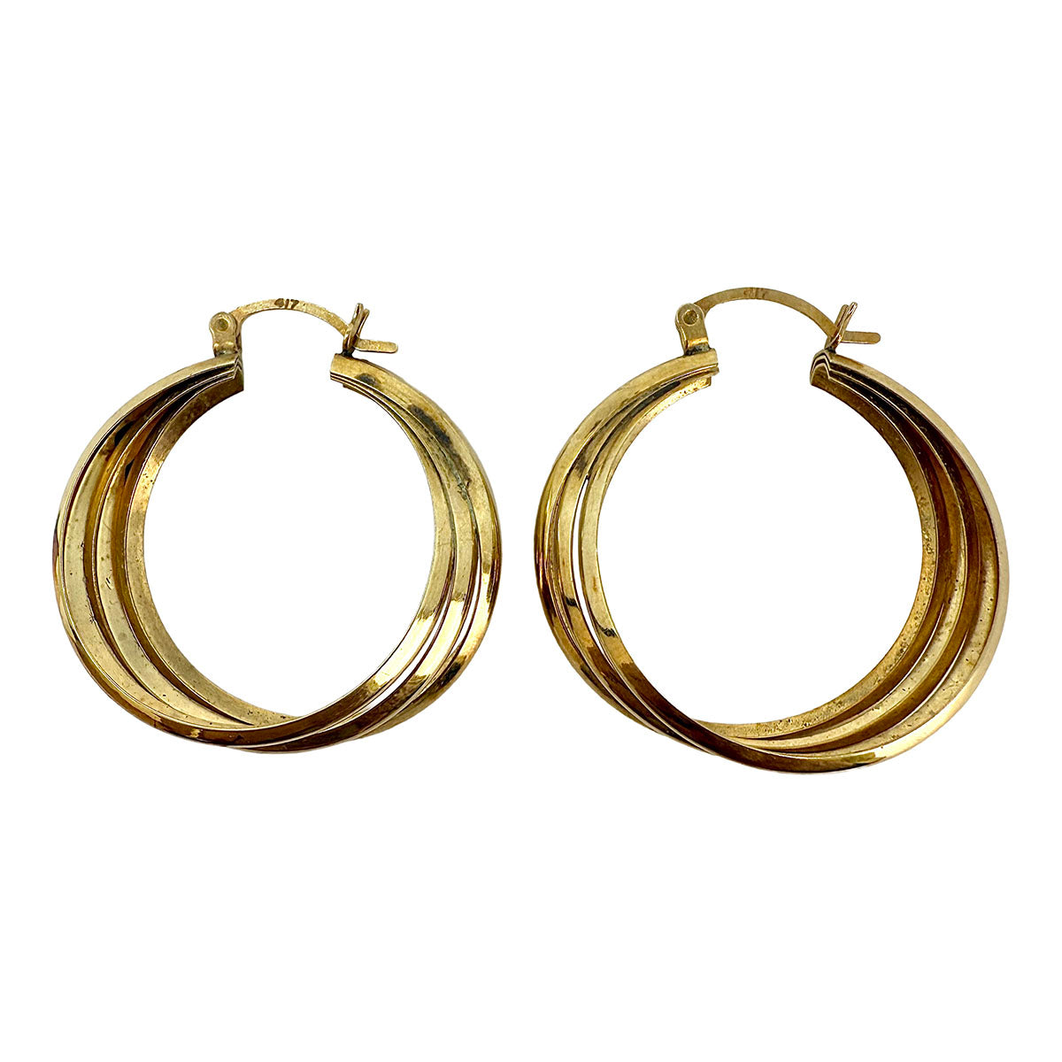 10K Gold Hoop Earrings