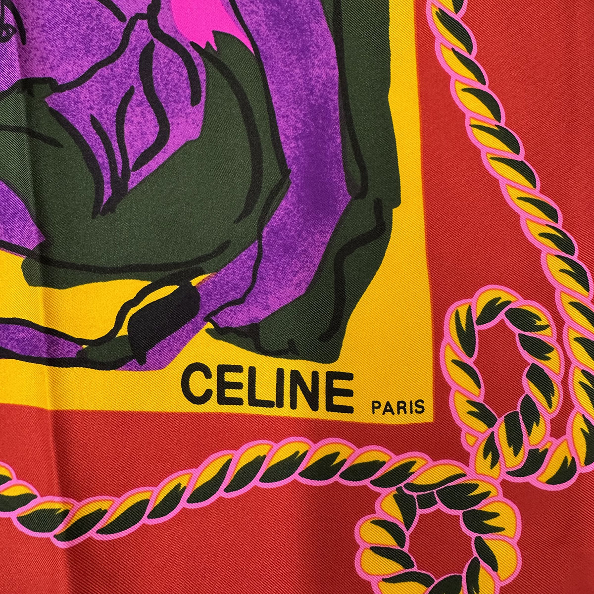【関税&送料込】Celine Scarf Celine Printed Scarf – North Shore Exchange