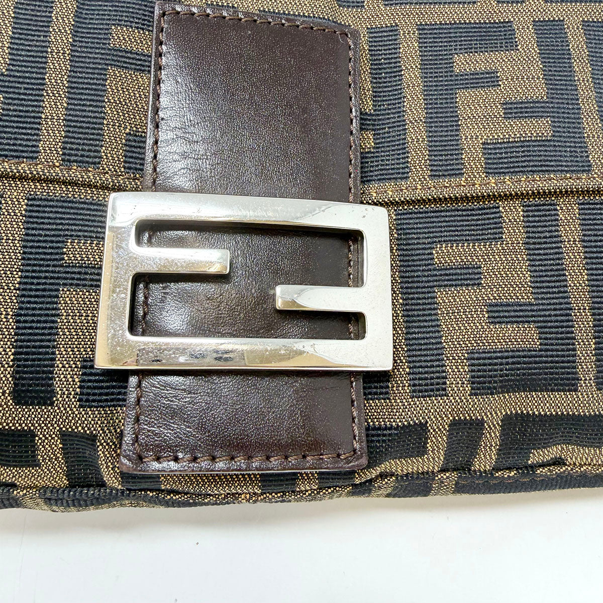 Fendi Zucca Baguette Shoulder Bag