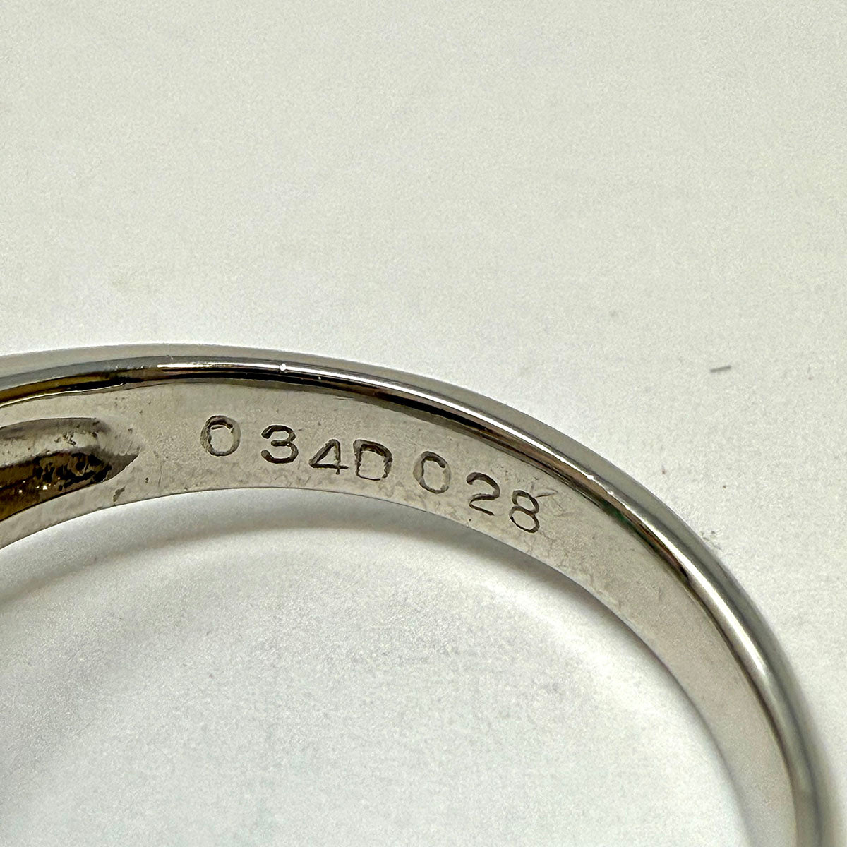 Platinum, Emerald and Diamond Ring