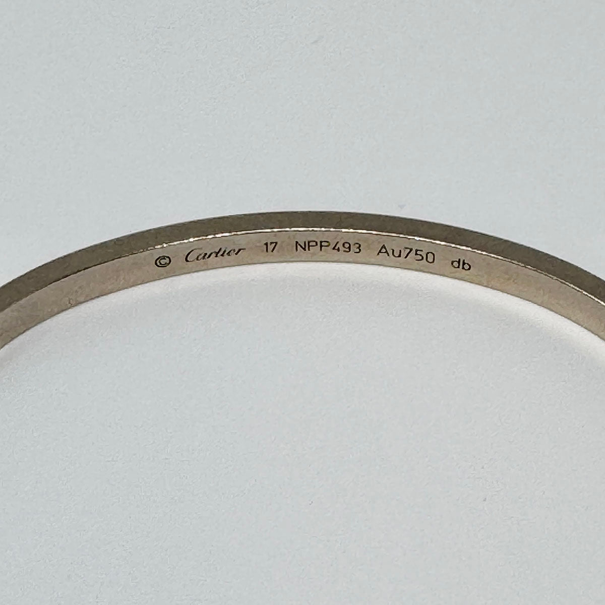 Cartier 18K White Gold "LOVE" Bracelet