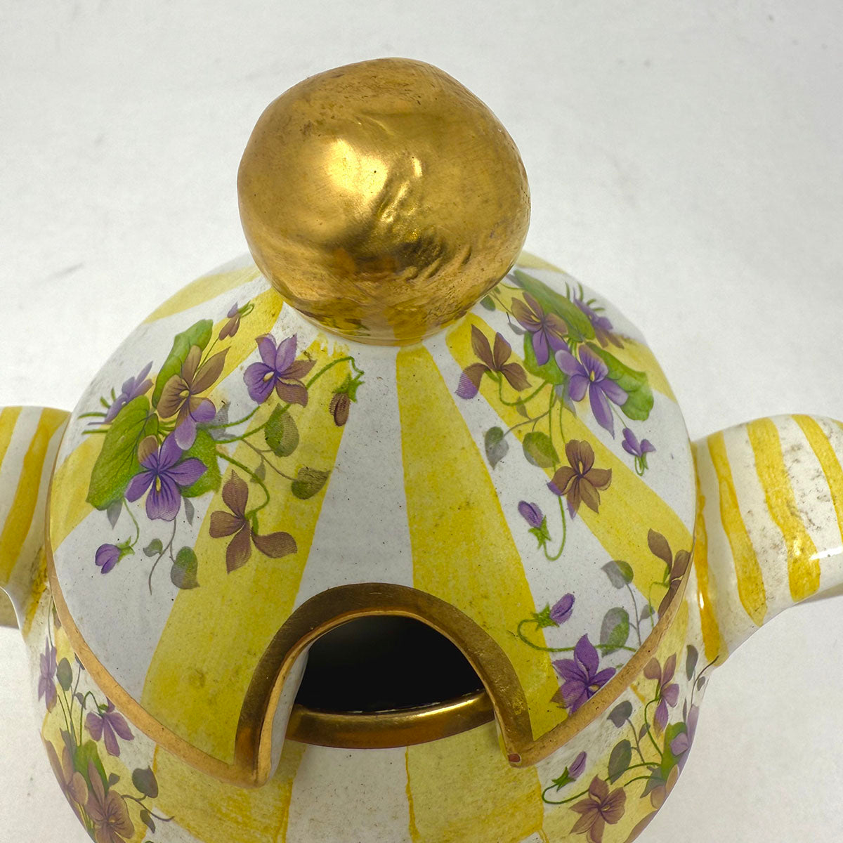 Lemon Curd Sugar Bowl with Lid