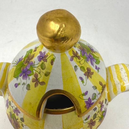 Lemon Curd Sugar Bowl with Lid