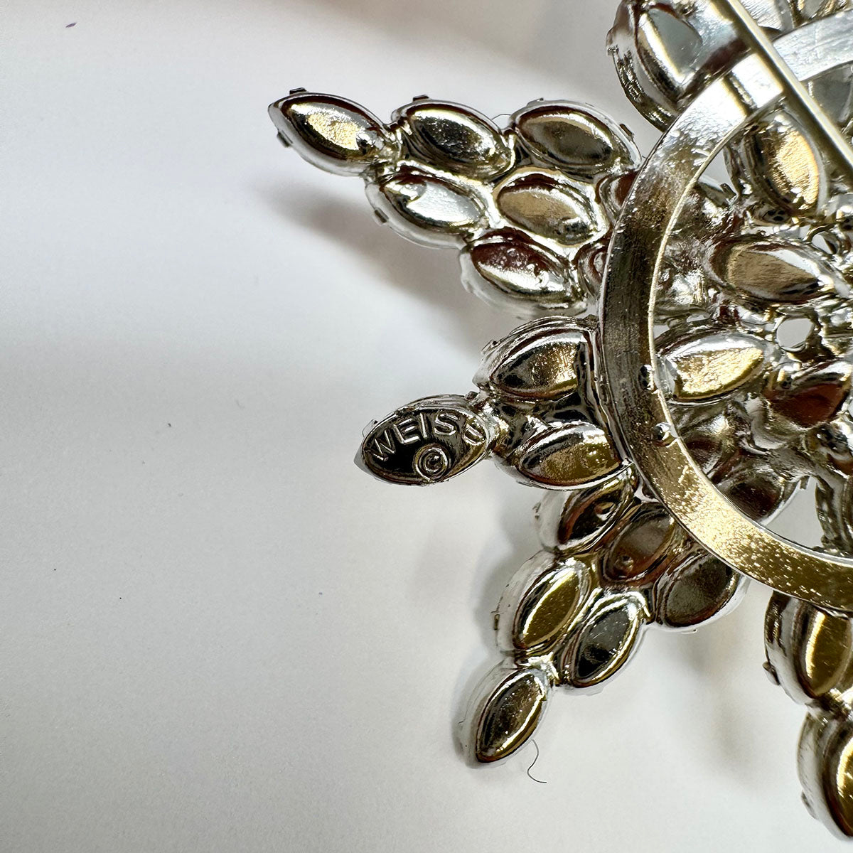 Weiss Crystal Star Brooch Pin