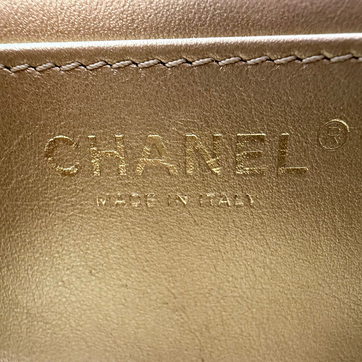 Chanel Quilted Square Pearl Crush Flap Bag