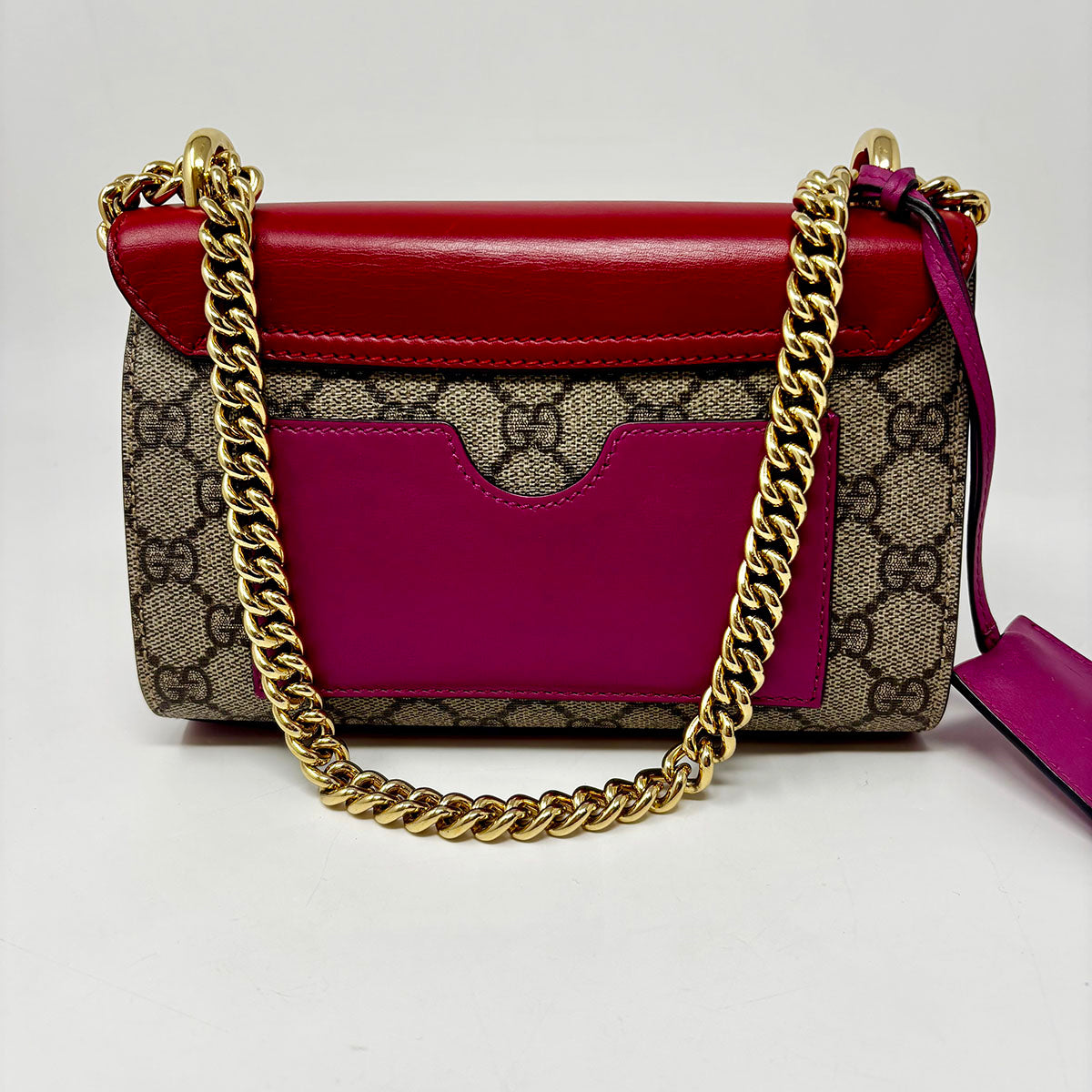 Gucci GG Signature Monogram Padlock Bag