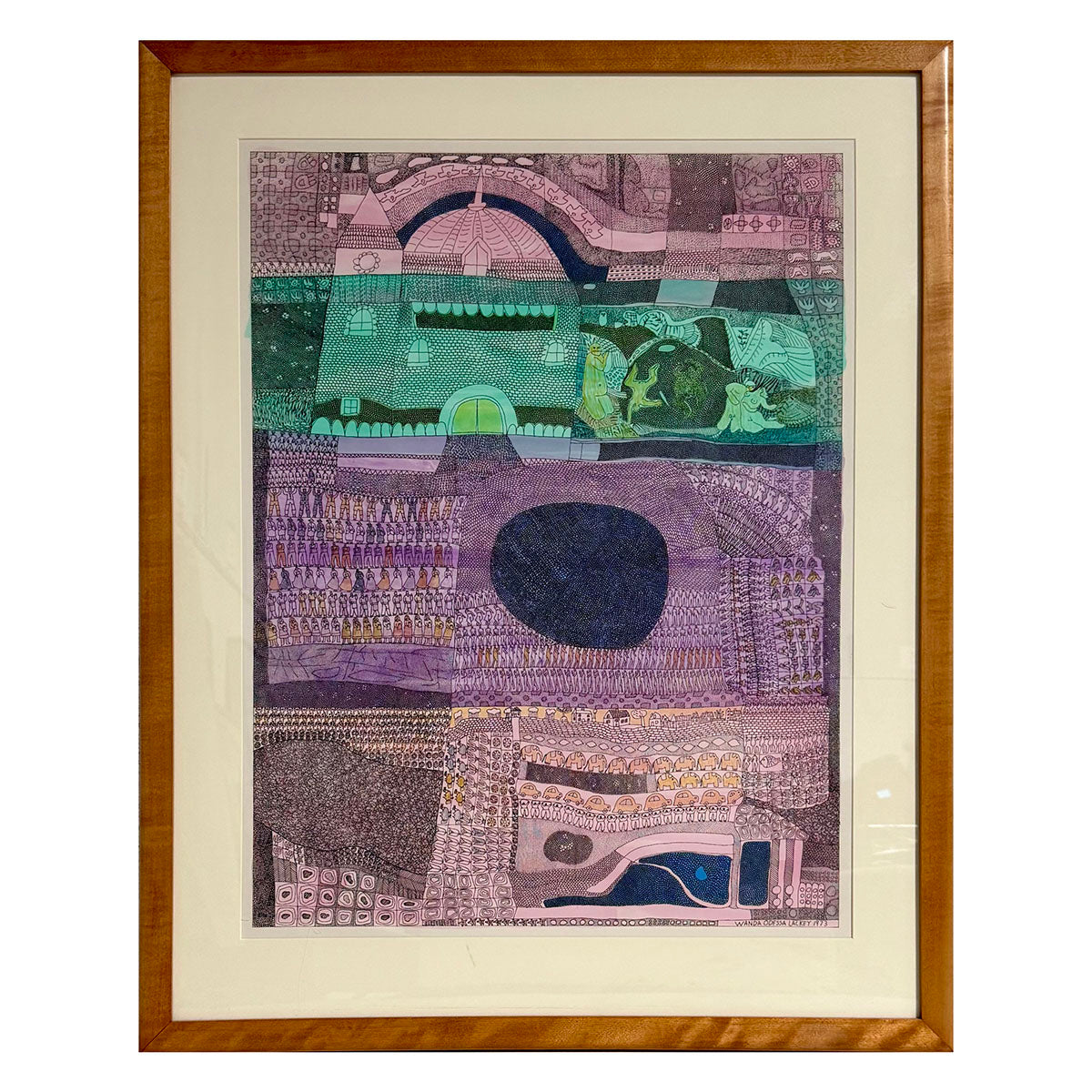 "Untitled" Signed and Dated 1973