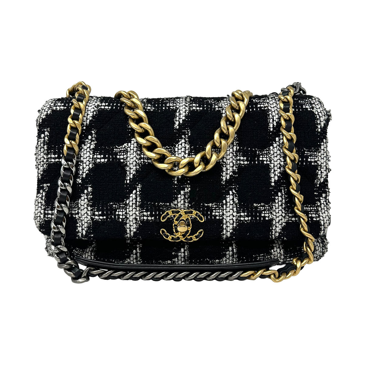 Chanel Maxi 19 Tweed Flap Bag