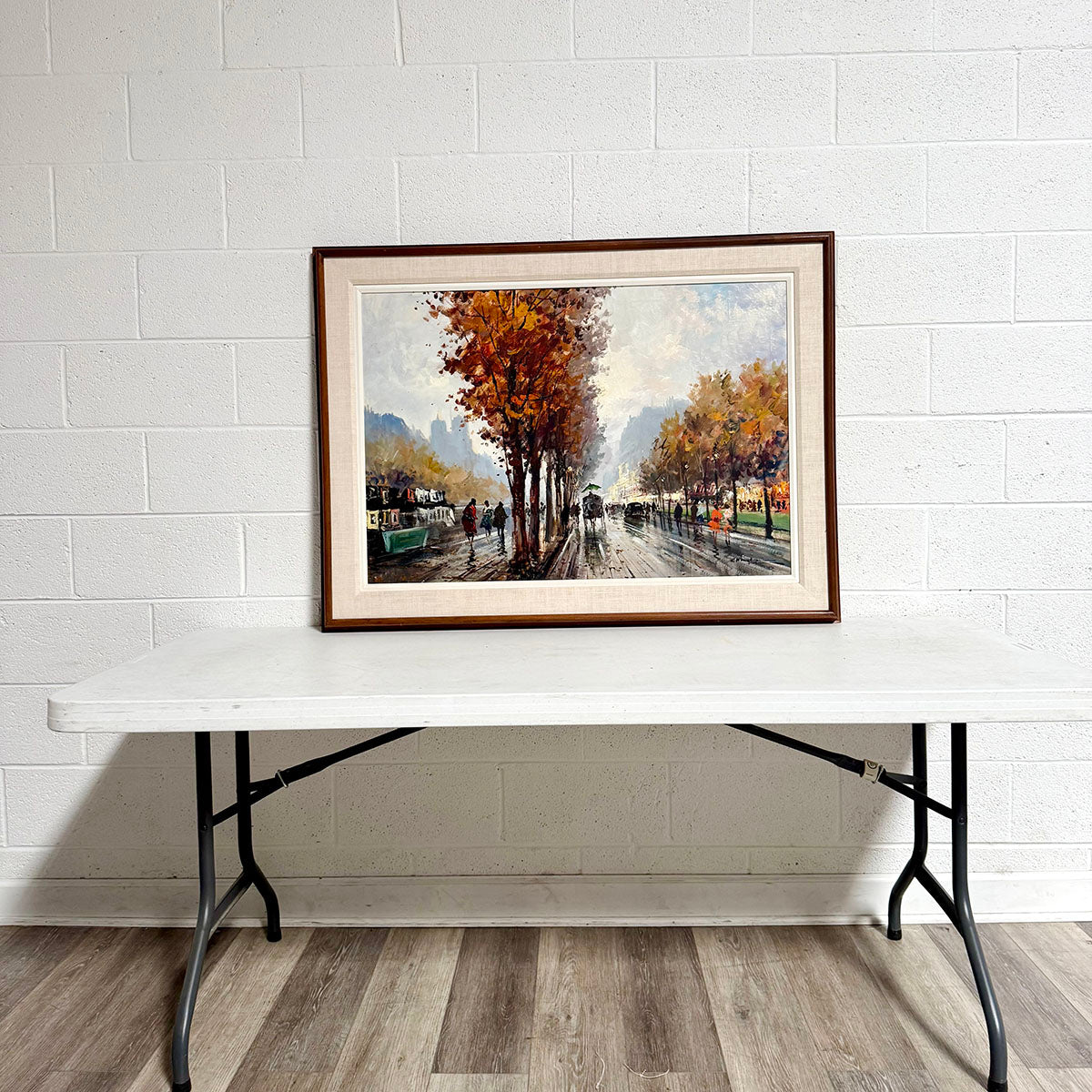 "Along the Seine" Signed