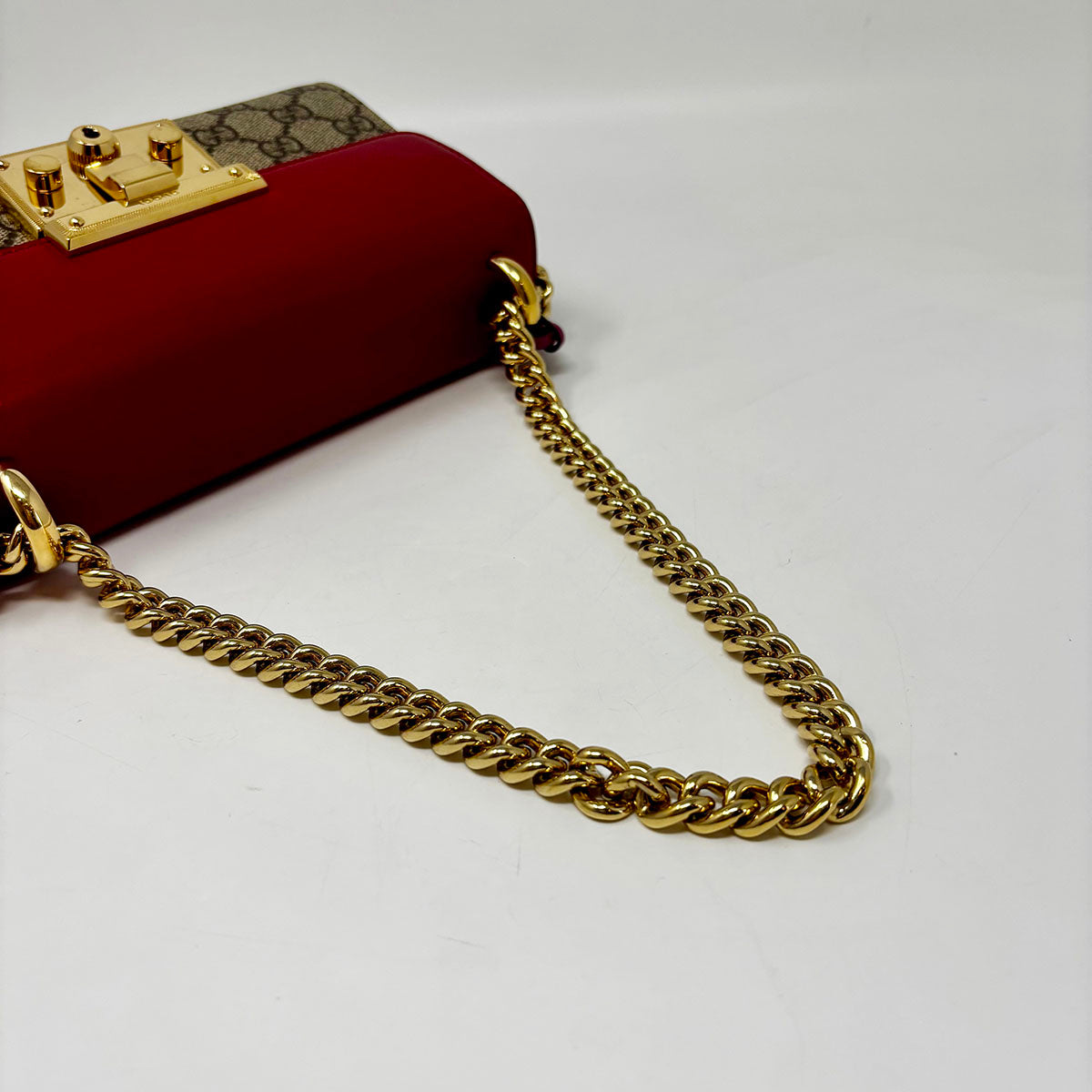 Gucci GG Signature Monogram Padlock Bag