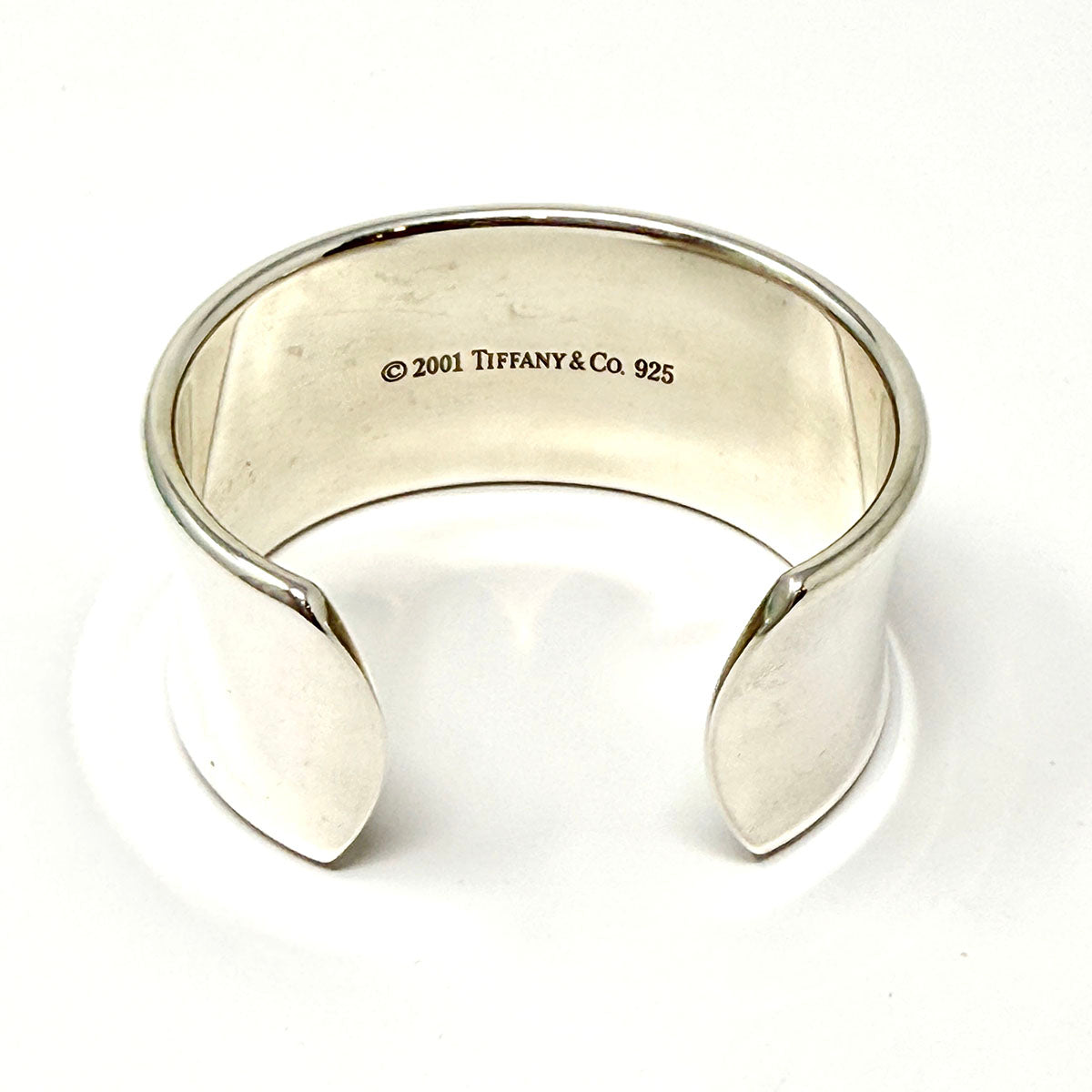 Tiffany & Co. Sterling Silver Vintage 1837 Wide Cuff Bracelet