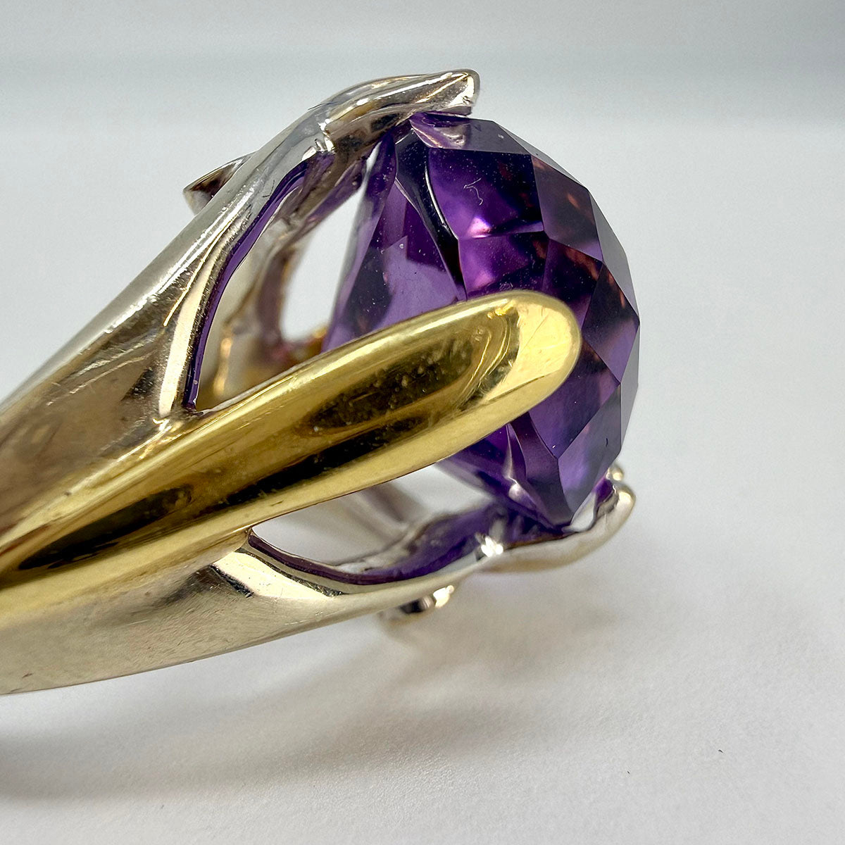 Amethyst and Diamond Ring