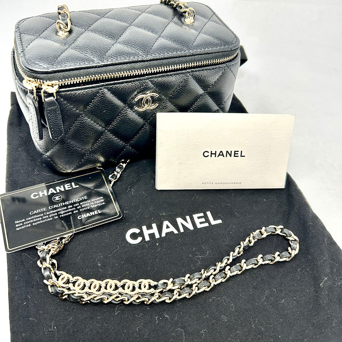 Chanel Classic Vanity Case with Chain