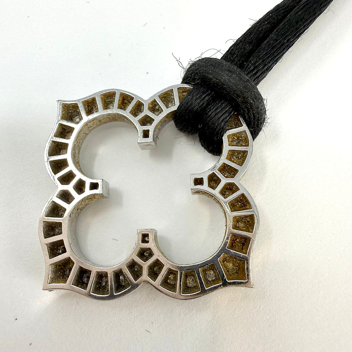 Cartier Quatrefoil Diamond Pendant Necklace