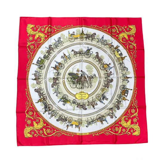 Hermes "Cavaliere de Longchamp" Scarf
