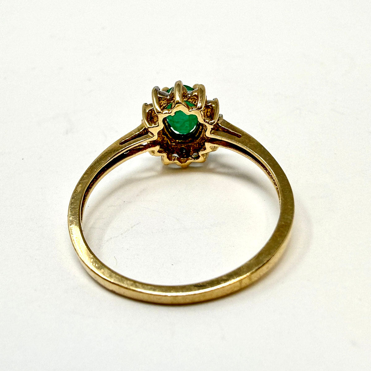 Emerald and Diamond Ring