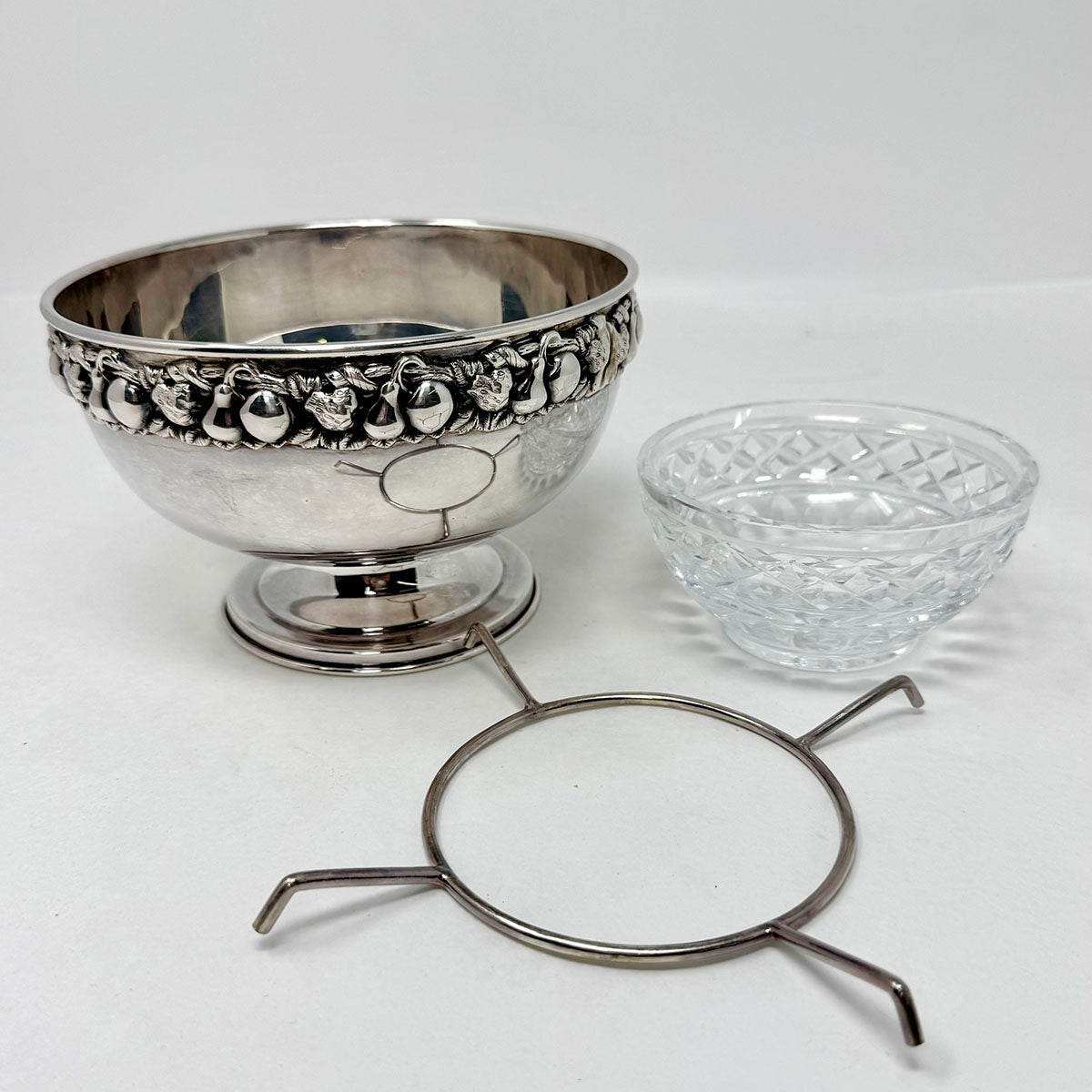 Caviar Dish with Glass Insert