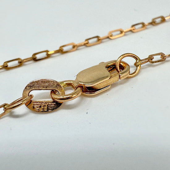 18K Rose Gold Necklace with Filigree Diamond and Moonstone Pendant