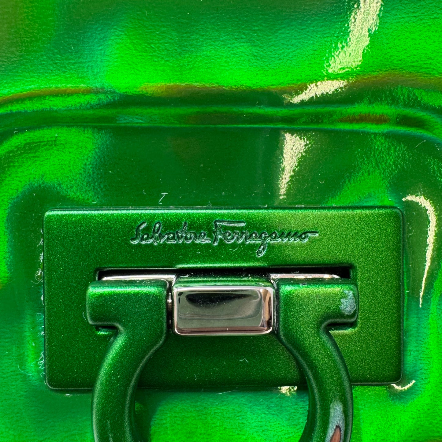 Salvatore Ferragamo Trifolio Top Handle Bag