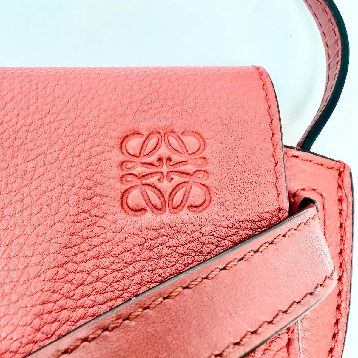 Loewe Leather Bicolor Gate Bag