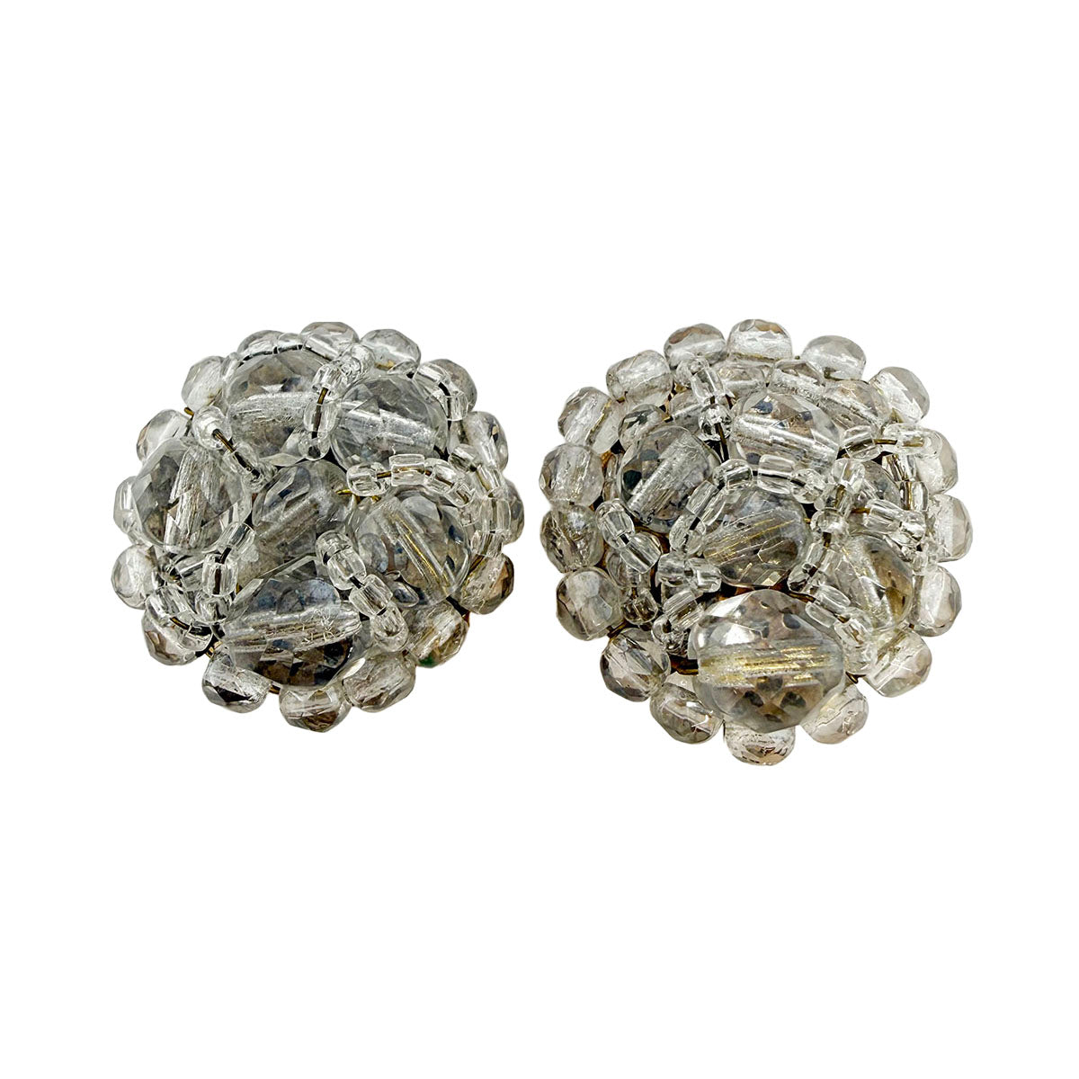 Coppola e Toppo Crystal Round Cluster Earrings