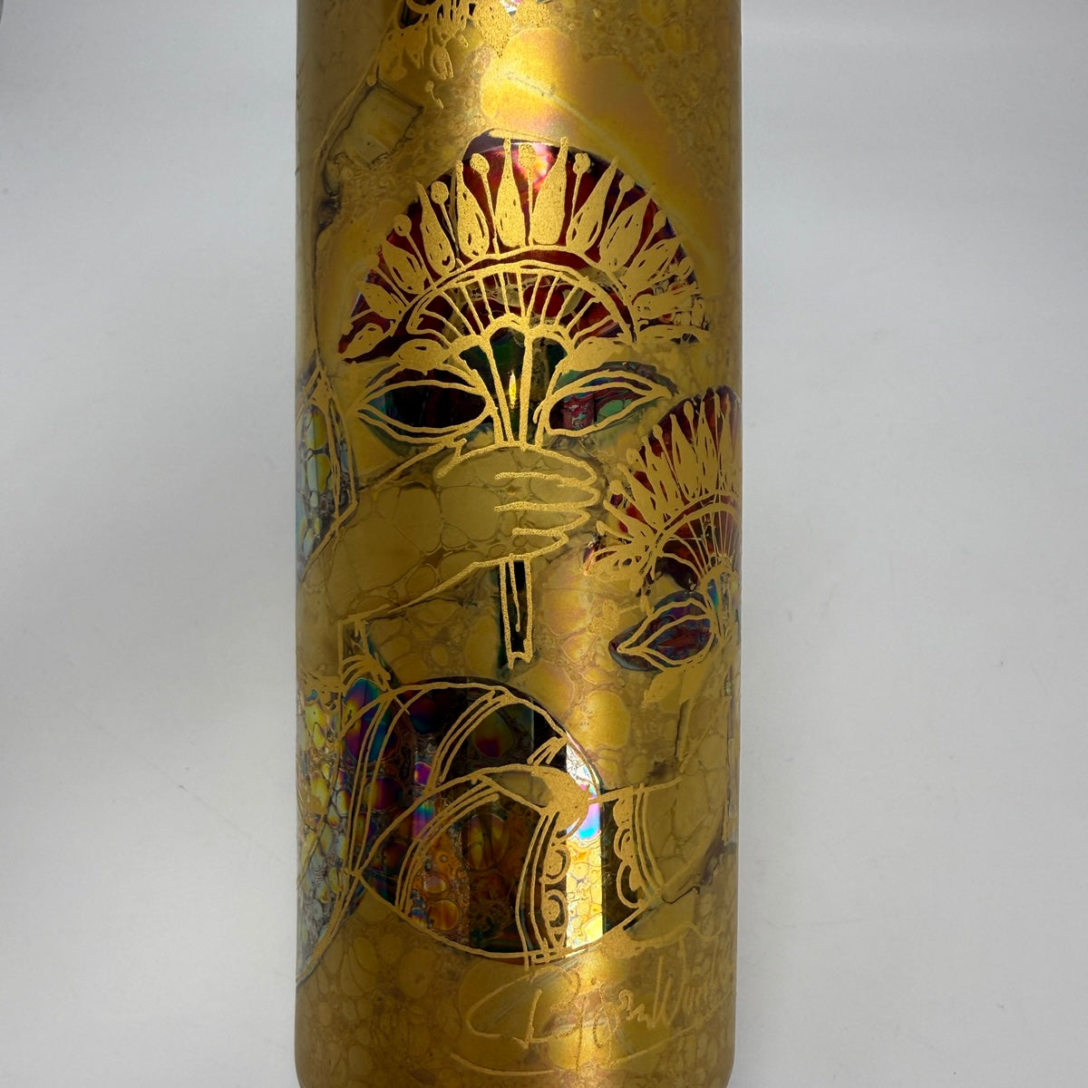 Handpainted Rosenthal Studio Vase by Bjorn Wiinblad
