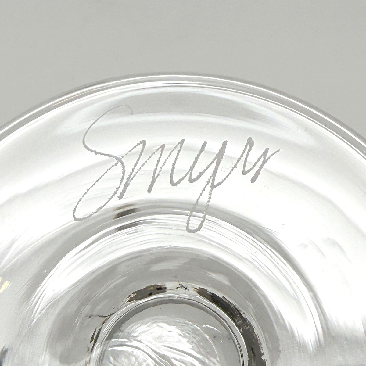 Set of 6 Smeyers Hand Blown Iced Tea Glasses w/ Platinum Dots
