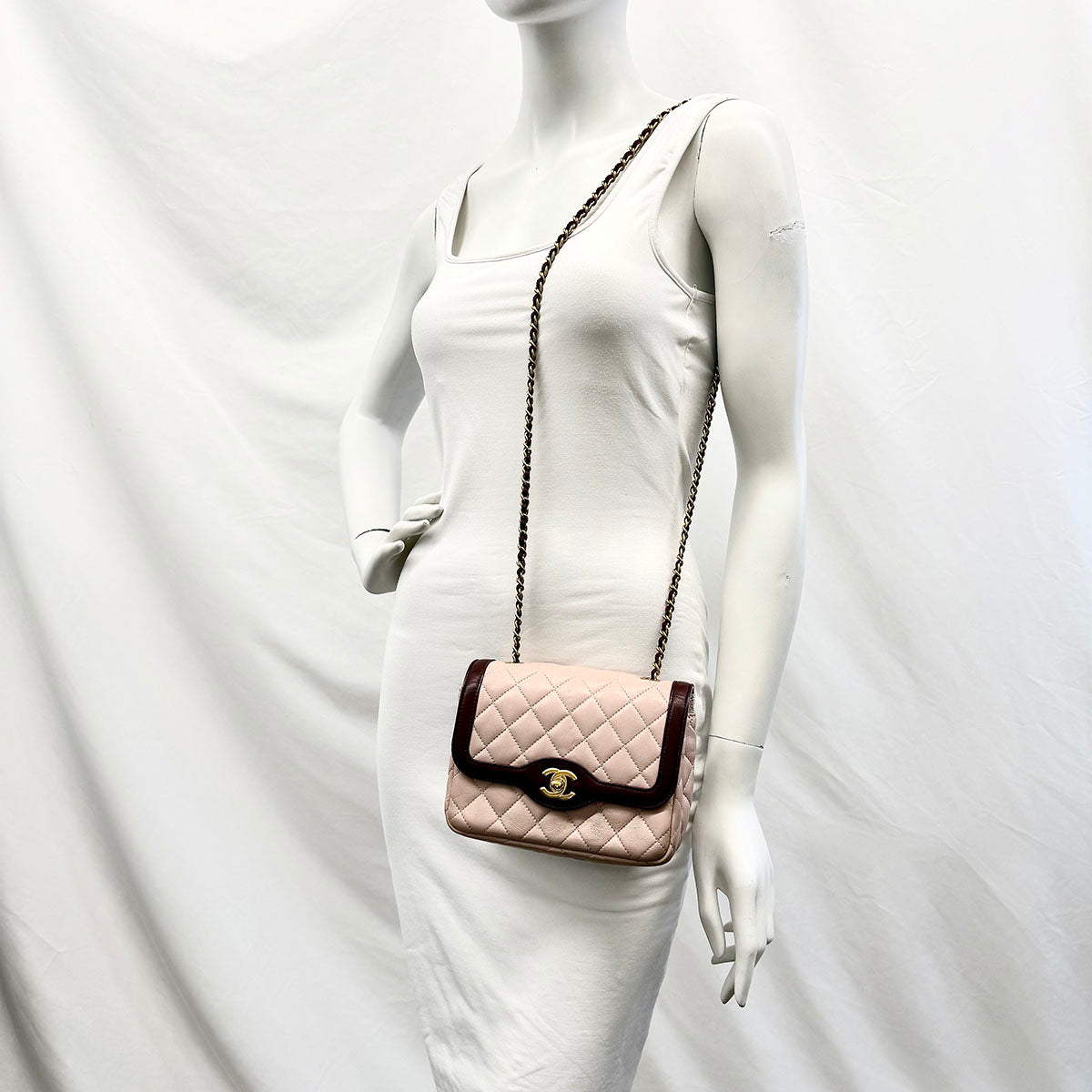 Chanel Mini Two-tone Square Flap Bag