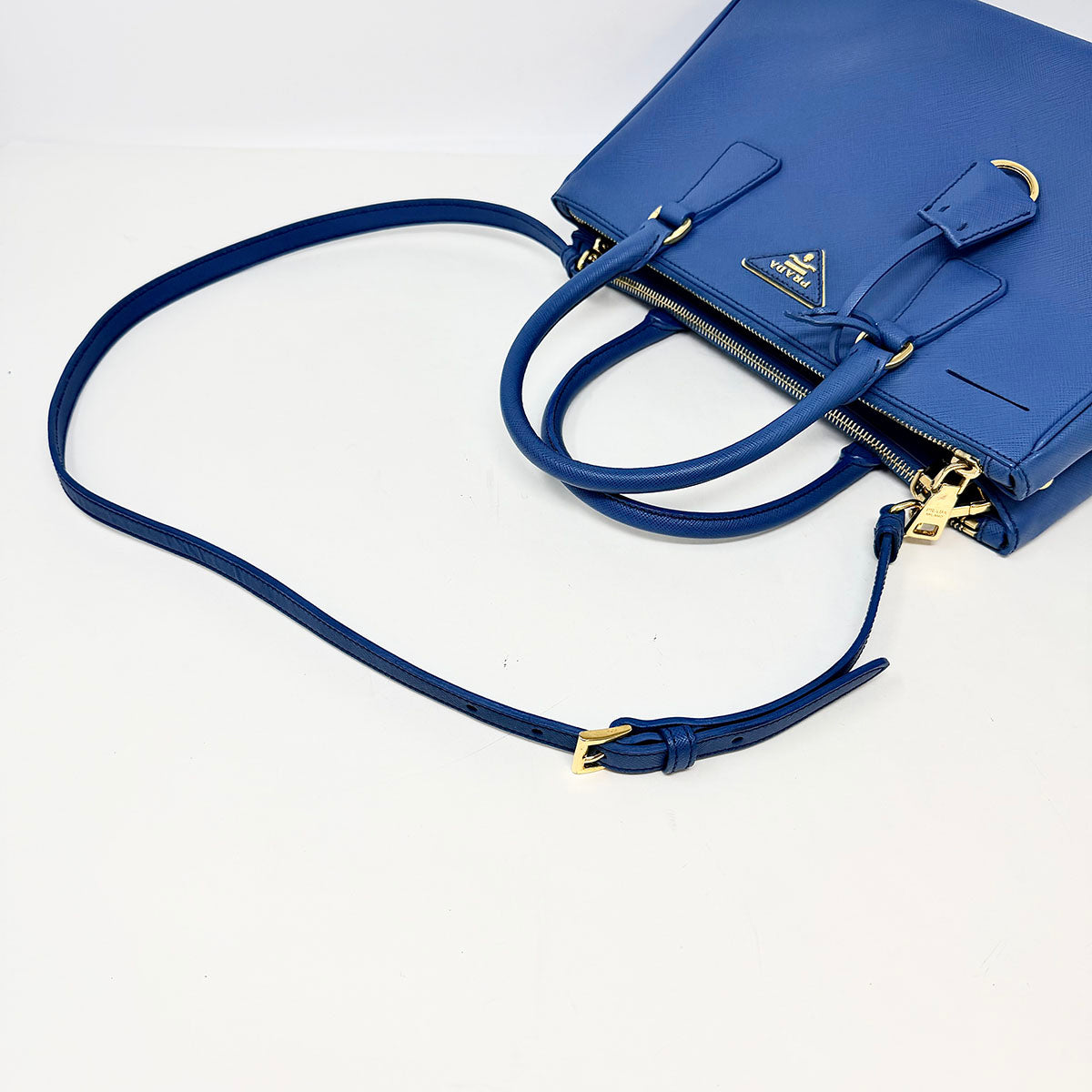 Prada Two Way Saffiano Handle Bag