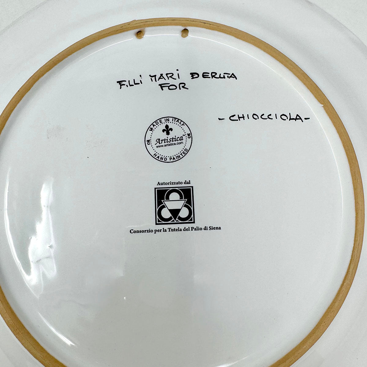 PlatesDeruta Hand painted Wall plate