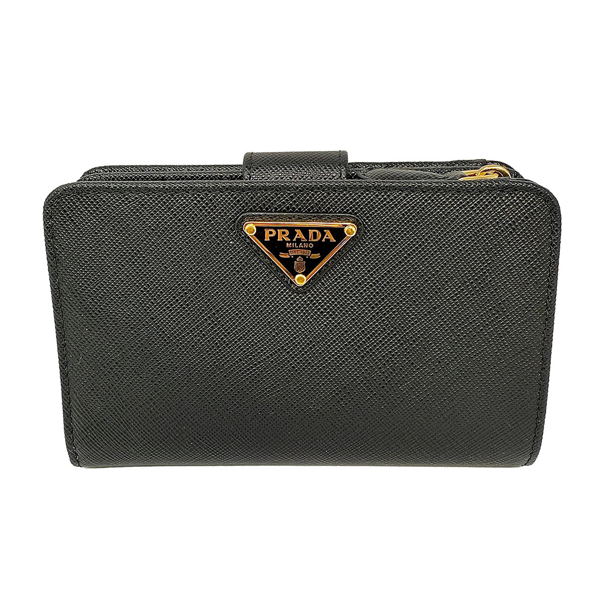 New Prada Saffiano Leather French Men's Wallet